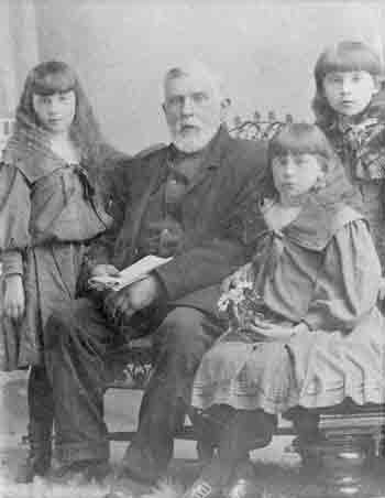 William Brinsmead with three Granddaughters