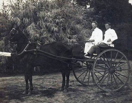 Max Brinsmead at work in Malaya