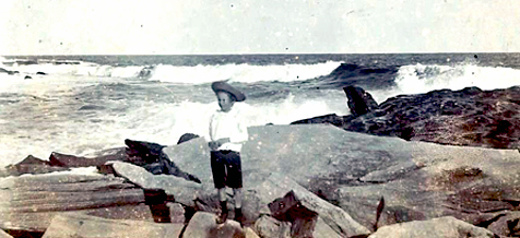 Max, aged seven at Small Coogee beach, Sydney 